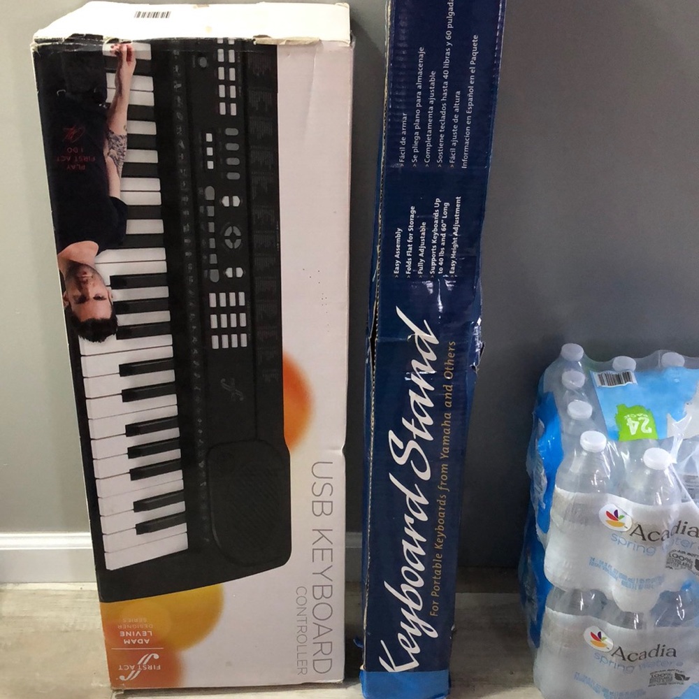 First act Adam Levine designer series. USB keyboard controller keyboard stand